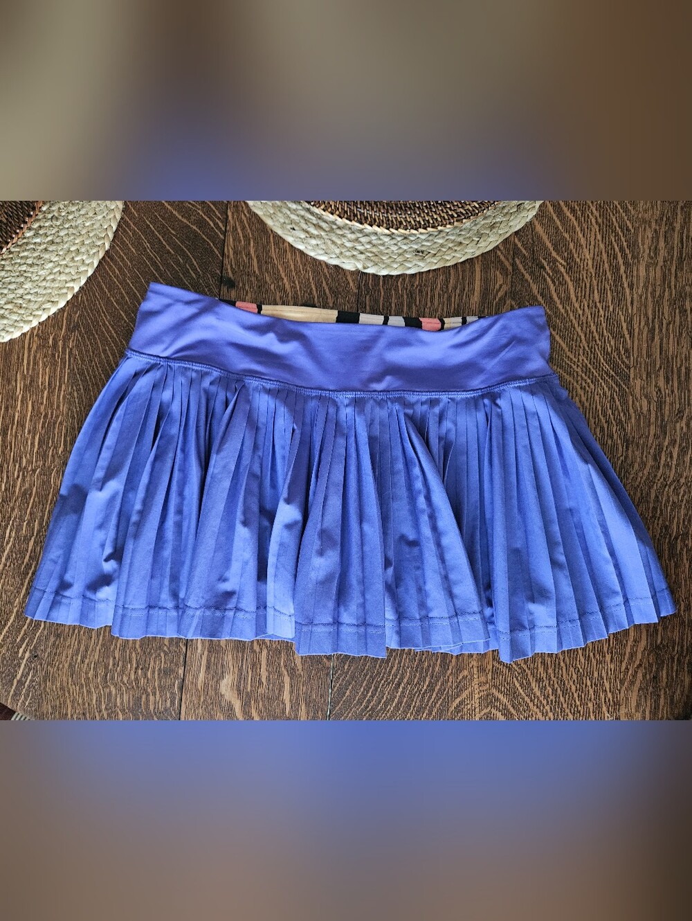 Lululemon Pleat To Street Skirt II Iris Flower Purple Sz 8